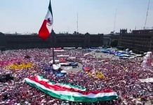 Marea Rosa la mayor concentración ciudadana en la historia de México