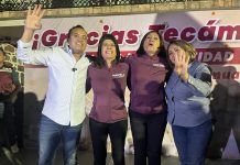Festejan en Tecámac el Triunfo de los Candidatos de Morena; Mariela Gutiérrez, al Senado