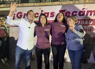 Festejan en Tecámac el Triunfo de los Candidatos de Morena; Mariela Gutiérrez, al Senado