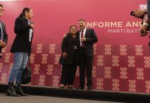 Felicita Rocío Miguel Hernández a Martí Batres por su Informe de Gobierno