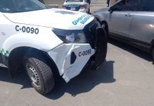 Encapsula Guardia Civil a Dos Vehículo tras Detonaciones