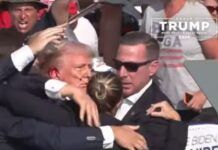 Trump fue escoltado tras disparos durante un mitin
