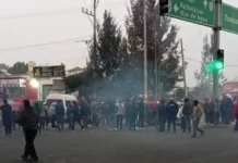 Ejidatarios de Tonatitla bloquearon accesos a AIFA
