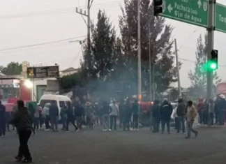 Ejidatarios de Tonatitla bloquearon accesos a AIFA