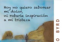 Hoy no quiero saborear mi dolor