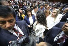 Asiste la Senadora Mariela Gutíerrez a la Sesión de Congreso General para la apertura de la LXVI Legislatura