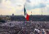 Simpatizantes se dan cita en Zócalo para despedir a AMLO