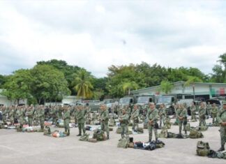 Poder Público / Llegaron más turistas militares a Uruapan y Apatzingán