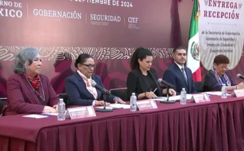 Celebran ceremonia de entrega – recepción de la titularidad de Segob y SSPC