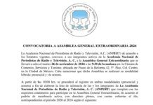 Convocatoria Asamblea General Extraordinaria 2024 ANPERT
