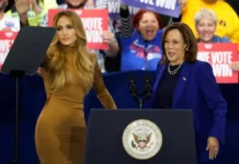 Jennifer Lopez impulsa campaña de Kamala Harris