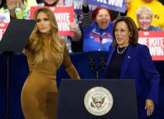 Jennifer Lopez impulsa campaña de Kamala Harris