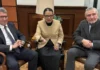 Monreal sostuvo reunión con Adán Augusto y Rosa Icela