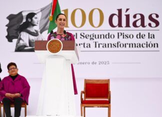 Entre pocos resultados y más promesas, Sheinbaum dio su informe a 100 días de haber llegado a la Presidencia