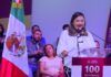 Nancy Núñez rinde informe de 100 días al frente de Azcapotzalco
