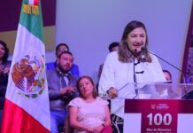 Nancy Núñez rinde informe de 100 días al frente de Azcapotzalco