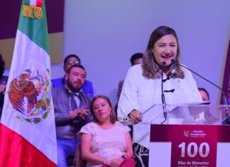 Nancy Núñez rinde informe de 100 días al frente de Azcapotzalco