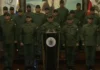 Ministro de Defensa de Venezuela juran lealtad a Nicolás Maduro