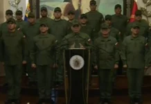 Ministro de Defensa de Venezuela juran lealtad a Nicolás Maduro