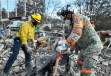 México continúa apoyando al combate de incendios en Los Ángeles