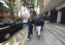 Gobierno de Cuauhtémoc retira estructuras instaladas sin autorización en la Vía Pública