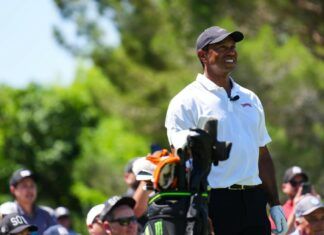 Tiger Woods se rompió el tendón de Aquiles