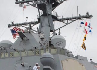 USS Gravely, destructor que EU envió al Golfo de México