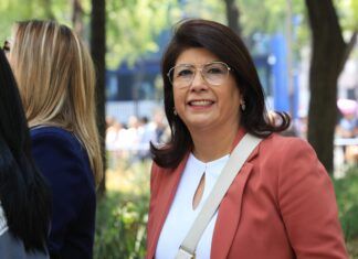 Mariela Gutiérrez Escalante participó en el Primer Simulacro Nacional
