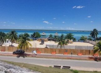 Piden a Sheinbaum frenar definitivamente obra de Sedena en laguna de Bacalar