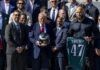Los Eagles, campeones del Super Bowl visitan a Trump