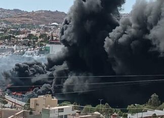 Campo de tiro de Policía de Zacatecas fue consumido por incendio