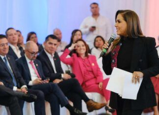 Mara Lezama presentó proyecto de turismo Maya Ka’an ante líderes del sector en Tianguis Turístico 2025