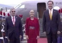 Sheinbaum llegó a Honduras para acudir a la IX Cumbre de la CELAC
