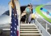 Más de 60 migrantes regresan a sus países en el primer vuelo de autodeportados de Trump