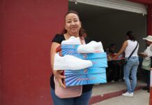 Entrega Gobierno de Tecámac Cerca de 50 mil Pares de Tenis Escolares