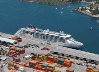 Llega a Mazatlán el primer crucero turístico de mayo