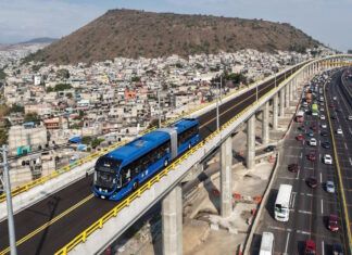 Sheinbaum encabezó arranque de las pruebas operativas del Trolebús Chalco-Santa Marta