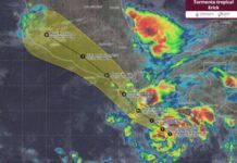Gobierno alertó por evolución de tormenta tropical Erick