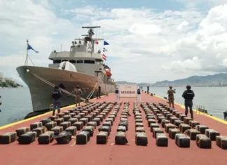 Semar aseguró más de 3 toneladas de cocaína frente a las costas de Guerrero