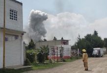 Explosión en Tultepec dejó un muerto y nueve heridos