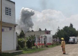 Explosión en Tultepec dejó un muerto y nueve heridos