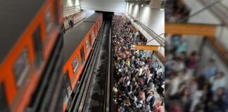 Entre andamios y prisas, el Metro de la CDMX