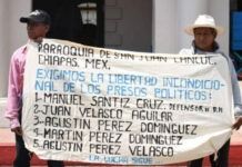 Grupo de Trabajo ONU pide liberación de activistas indígenas condenados en Chiapas