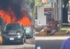 Pobladores de Tezonapa, Veracruz incendian vehículos y retienen a agentes por presuntas extorsiones