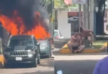 Pobladores de Tezonapa, Veracruz incendian vehículos y retienen a agentes por presuntas extorsiones
