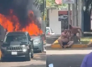 Pobladores de Tezonapa, Veracruz incendian vehículos y retienen a agentes por presuntas extorsiones