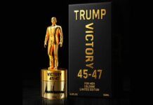 Trump promociona sus fragancias, ‘Victory 45-47’, inspirado en su victoria electoral