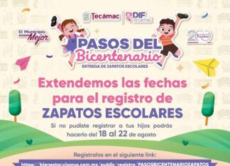 Amplía Gobierno de Tecámac cinco días el Registro para la Entrega de Zapatos Escolares Gratuitos