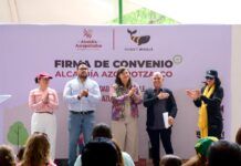 Firman convenio por la movilidad sustentable en Azcapotzalco