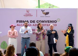 Firman convenio por la movilidad sustentable en Azcapotzalco